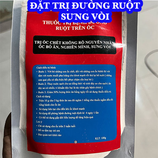 Thuốc Trị Bệnh Sưng Vòi Ở Ốc Bươu Đen